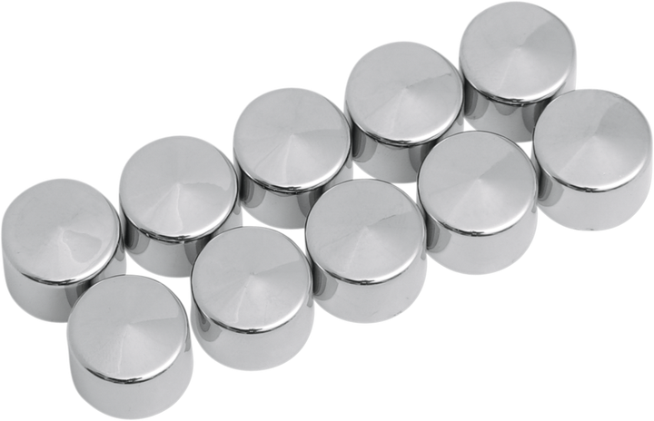 Drag Specialties Bolt Covers - Allen/Socket - 5/16" - Chrome - 10 Pack 2402-0114
