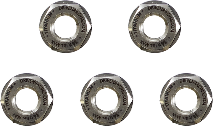 Driven Racing Sprocket Nuts - Titanium - 5 Pack DSN-5 TN