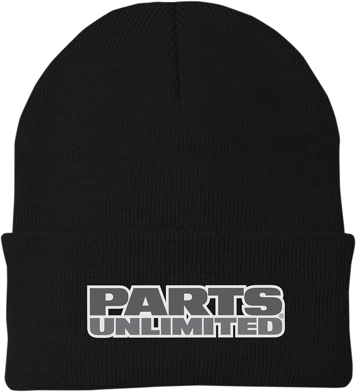 Throttle Threads Parts Unlimited Beanie - Fleece - Black PSU30H90BKOR