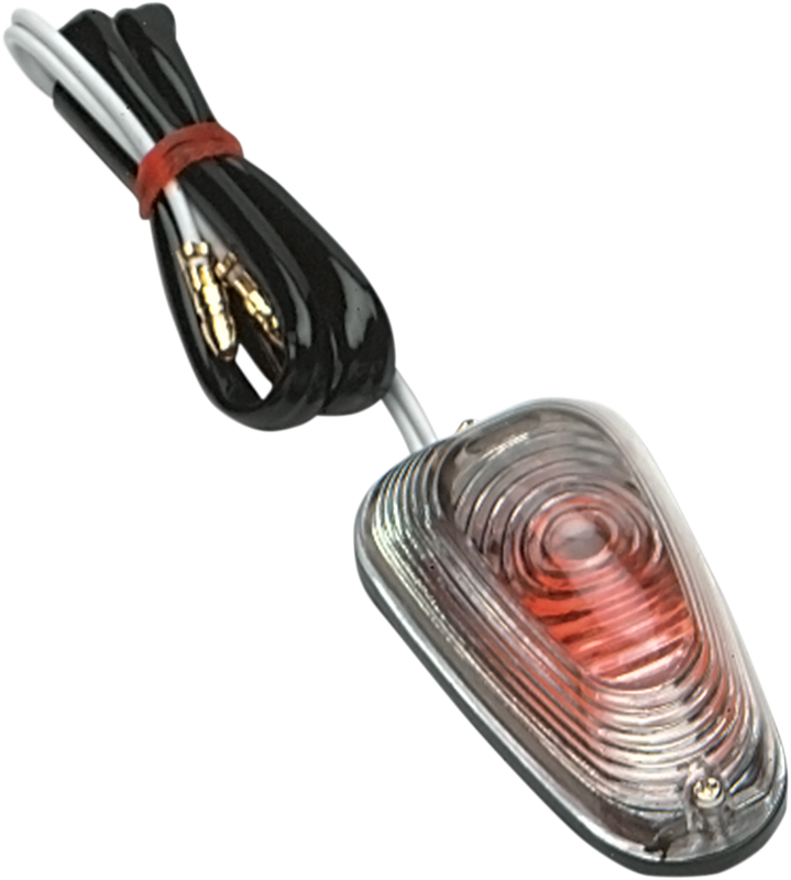 K&S Technologies Mini Triangle Flush Mount Marker Lights - Clear 25-8341