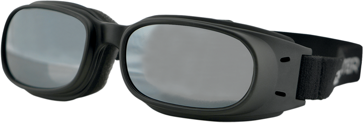 Bobster Piston Goggle - Matte Black - Smoke Mirror Lens BPIS01R