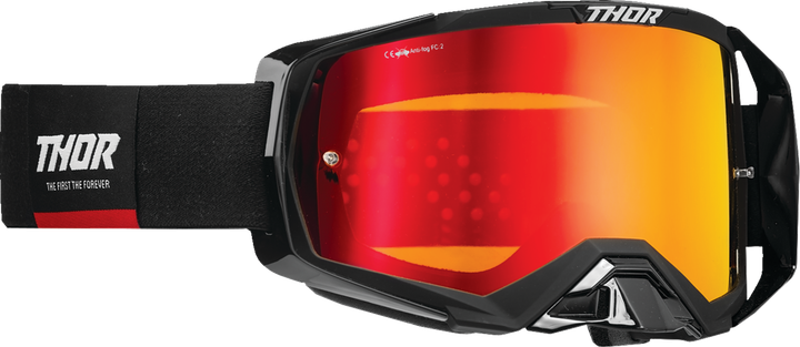 Thor Activate Goggle - Black/Red - Iridium Mirror Lens 2601-2794