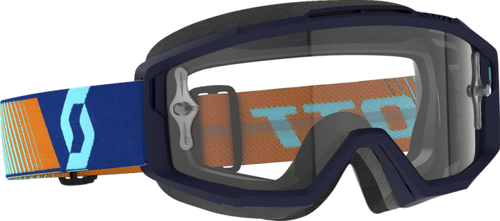 Scott Split Otg Goggle - Royal Blue/Orange - Clear Works 285537-7436113