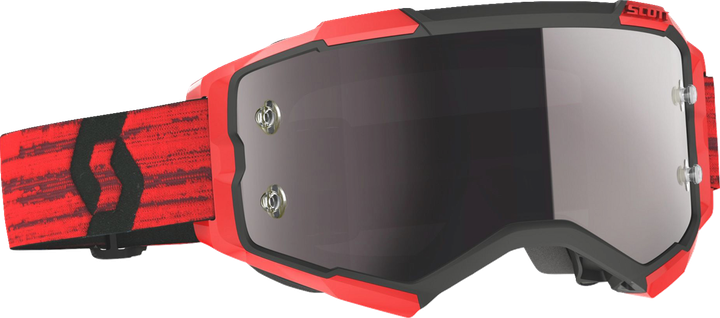 Scott Fury Goggle - Red - Silver Chrome Works Lens 272828-0004269
