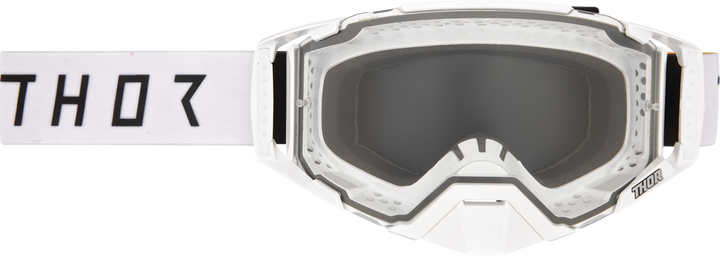 Thor Ascend Ltd Goggle - Synth - White - Clear Lens 2601-4019