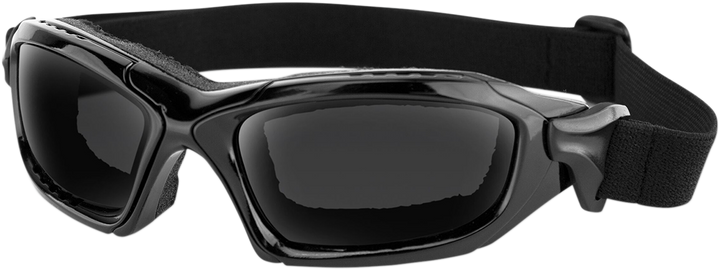Bobster Diesel Goggle - Gloss Black - Interchangeable Lens BDSL001