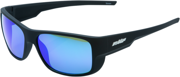 Fmf Throttle Sunglasses - Matte Black - Blue Mirror Lens F-61501-250-01