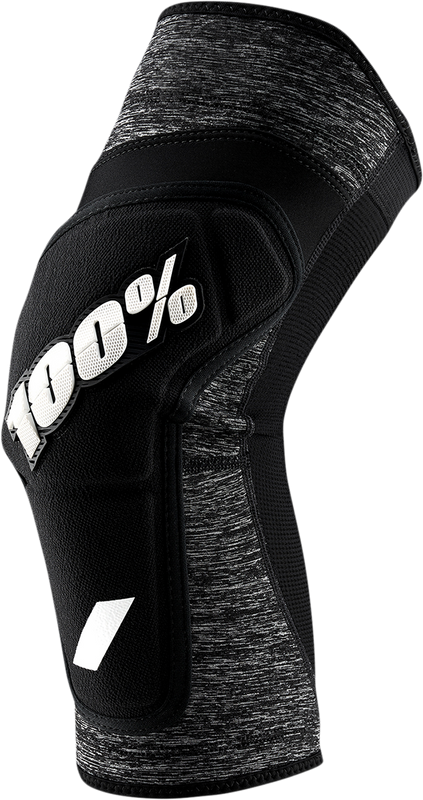 100% Ridecamp Knee Guards - Heather Gray/Black - Small 70001-00005