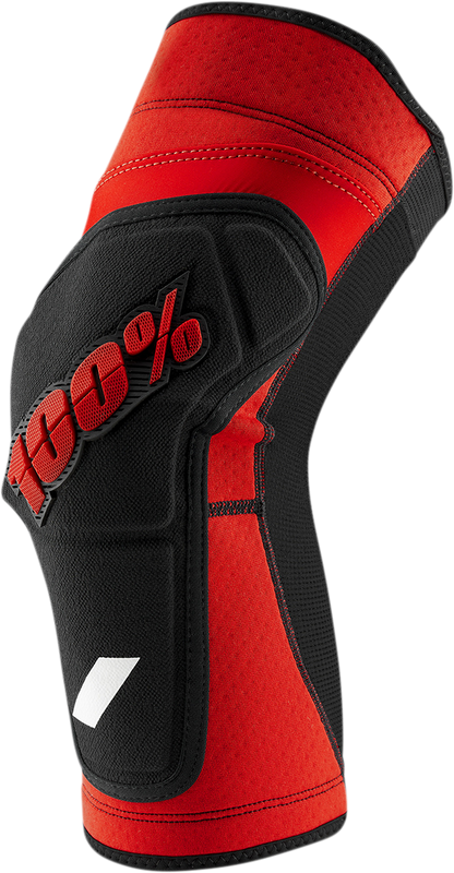 100% Ridecamp Knee Guards - Red/Black - Medium 70001-00010