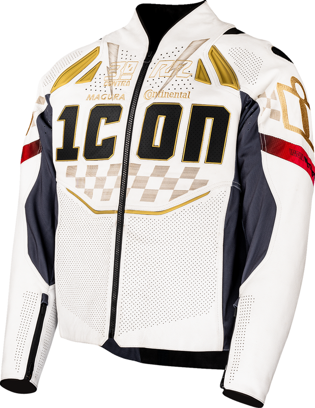 Icon Contra3 Rizz Rizz Jacket - White - 3Xl 2810-4305