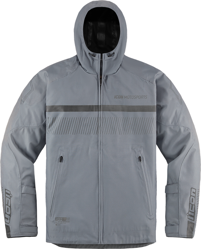 Icon Pdx3 Jacket - Gray - Small 2820-5815