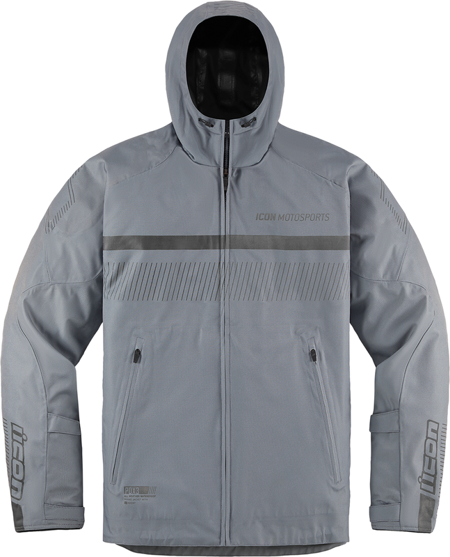 Icon Pdx3 Jacket - Gray - Large 2820-5817