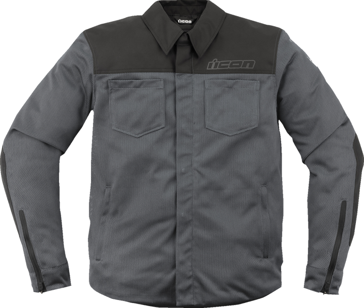 Icon Upstate Mesh Ce Jacket - Gray - Xl 2820-6226