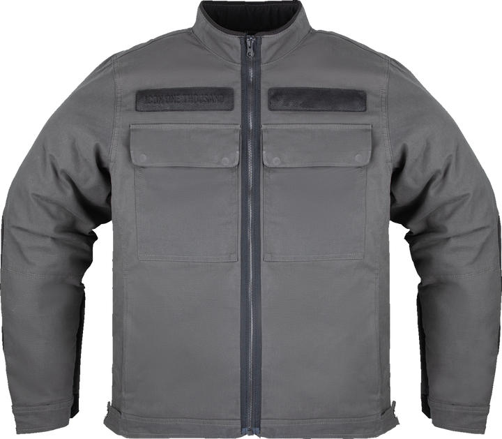 Icon Mototanker Jacket - Gray - Small 2820-6962
