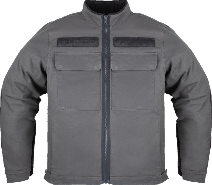 Icon Mototanker Jacket - Gray - Xl 2820-6965