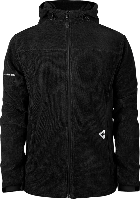 Gerbing Heated Clothing 7V Thermite Fleece Heated Jacket 2.0 - Black - Small GER-TFJKT-7V-M-B-S