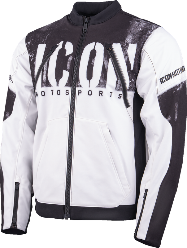 Icon Merc3 Anomaly Jacket - White - Large 2820-7925