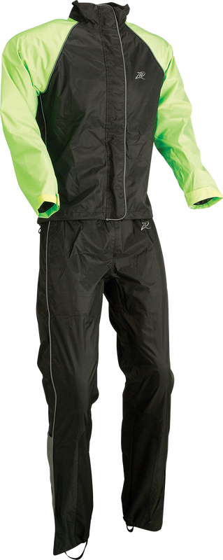 Z1R Women'S 2-Piece Rainsuit - Black/Hi-Vis - Small 2853-0040