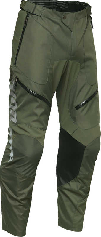 Thor Terrain In-The-Boot Pants - Army/Charcoal - Us 44 2901-12190