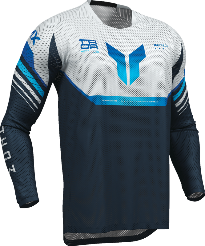 Thor Launchmode Air Raptor Jersey - Midnight/Gray - Large 2910-8438