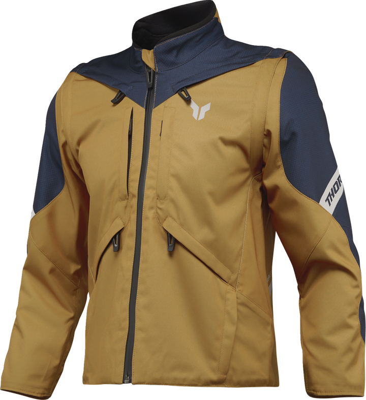 Thor Women'S Terrain Jacket - Caramel/Midnight - Small 2921-0003