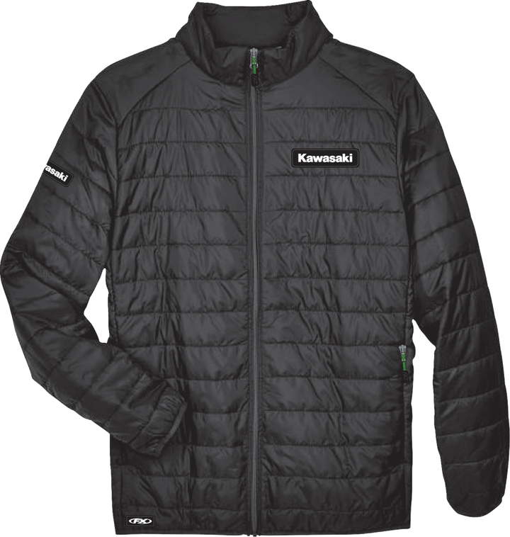 Factory Effex Kawasaki Puffer Jacket - Black - Xl 28-85116