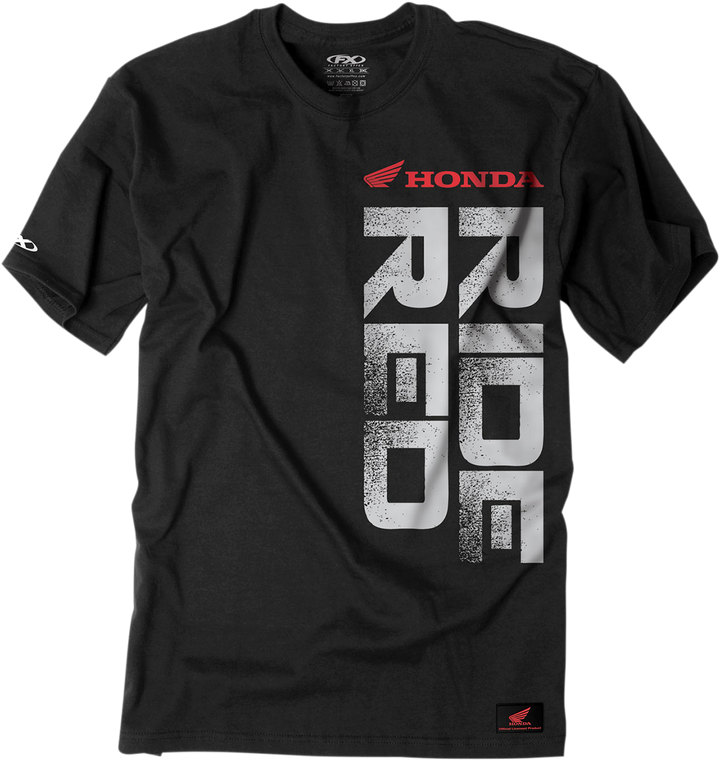 Factory Effex Honda Ride Red Vertical T-Shirt - Black - Xl 16-88314