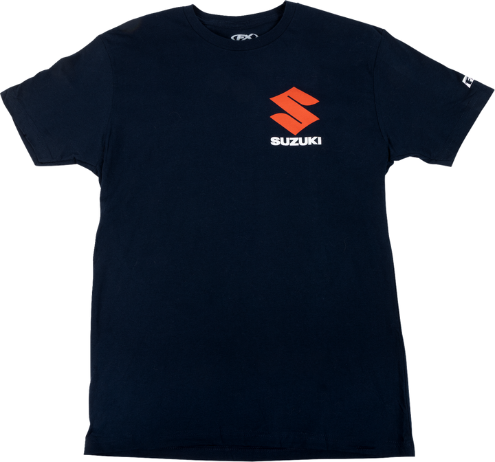 Factory Effex Suzuki Shutter T-Shirt - Navy - Medium 20-87402