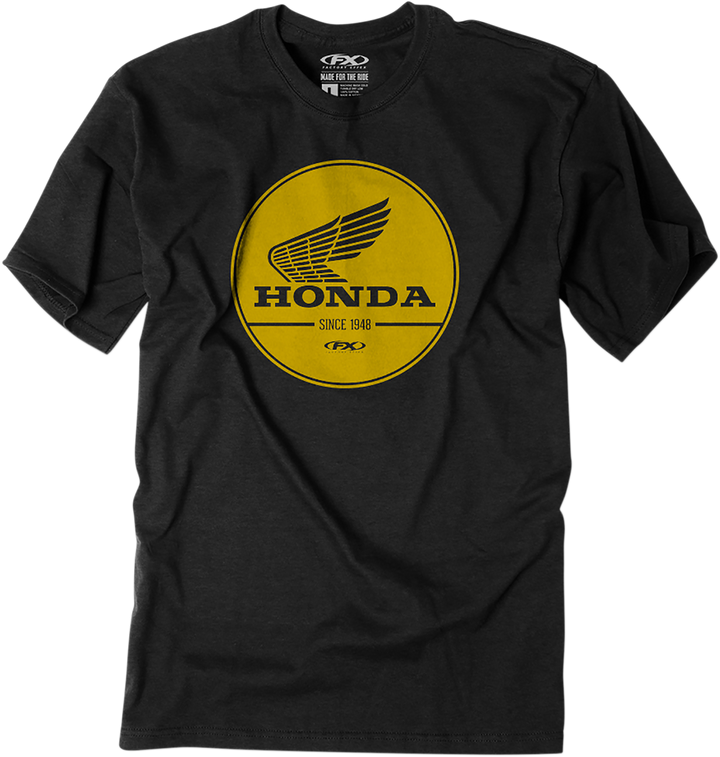 Factory Effex Honda Gold Label T-Shirt - Black - 2Xl 23-87308