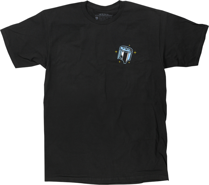 Pro Circuit Piston T-Shirt - Black - Xl 6431740-040
