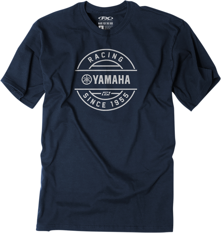 Factory Effex Yamaha Crest T-Shirt - Navy - Xl 25-87206