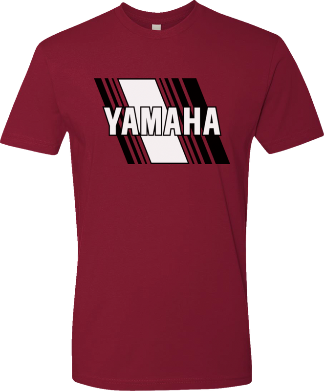 Yamaha Apparel Yamaha Heritage Diagonal T-Shirt - Red - Small NP21S-M3118-S