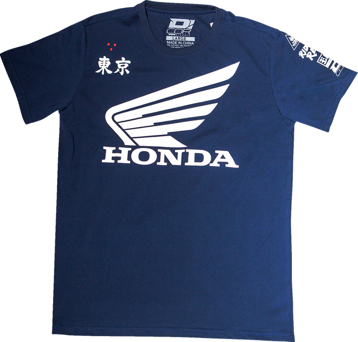 D'Cor Visuals Honda Factory T-Shirt - Navy - 2Xl 80-123-5