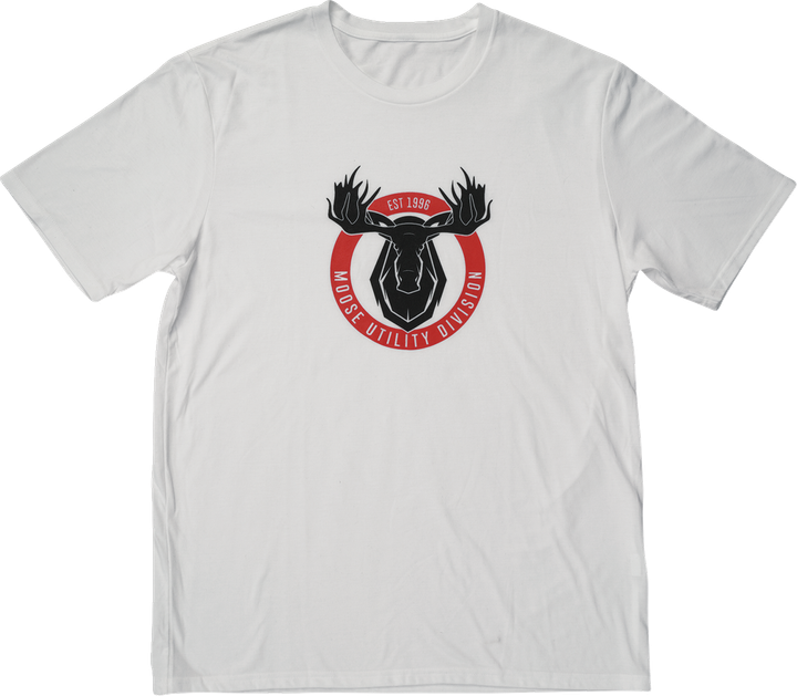 Moose Offroad Mud Badge T-Shirt - White - Large 3030-24388