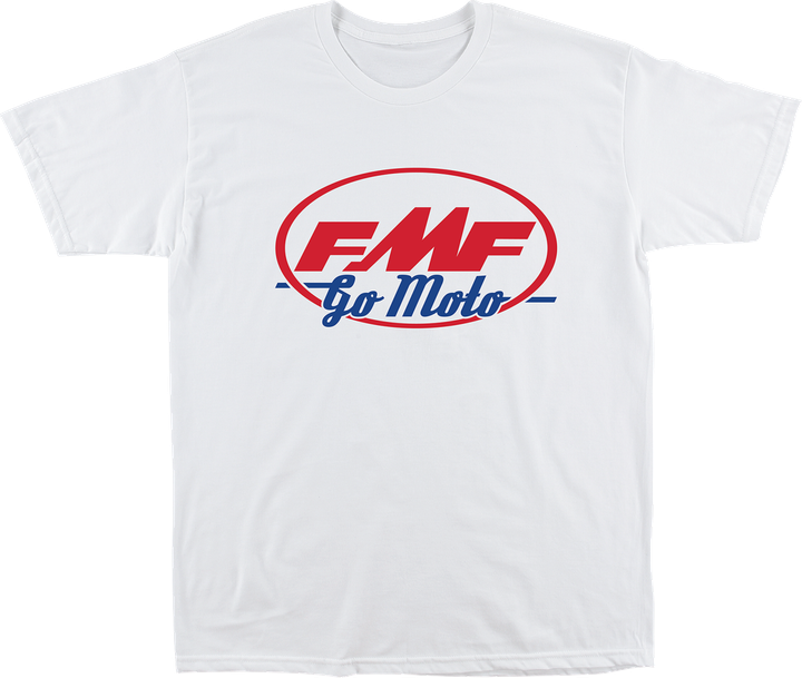 Fmf Go Moto T-Shirt - White - Medium FA25118900WHTMD