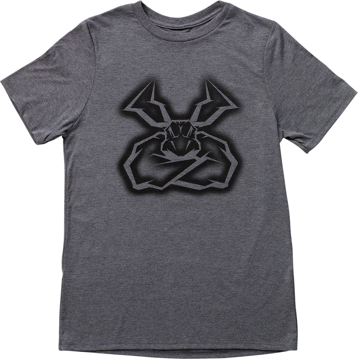 Moose Offroad Youth Agroid Shadow T-Shirt - Gray - Medium 3032-3497