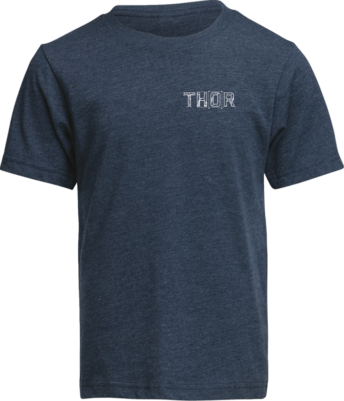 Thor Youth Blueprint T-Shirt - Navy - Small 3032-3872