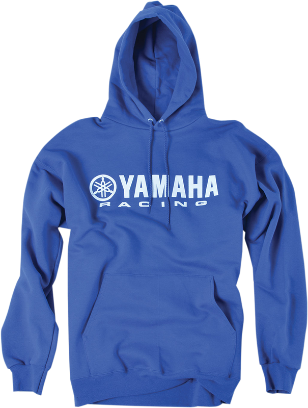 Factory Effex Yamaha Racing Pullover Hoodie - Blue - Large 12-88432