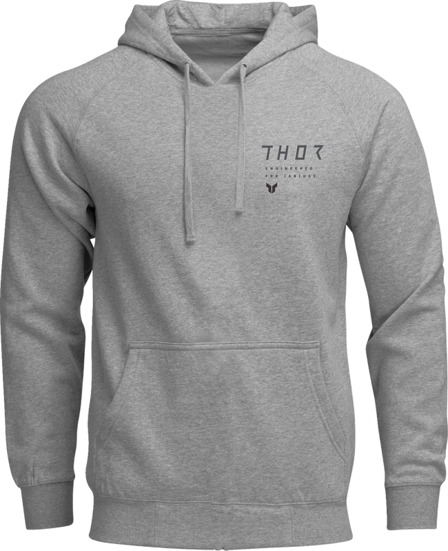 Thor Stamp Pullover Hoodie - Heather Gray - Medium 3050-7223
