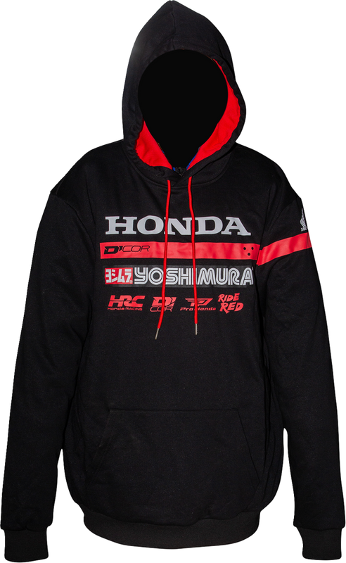 D'Cor Visuals Honda Factory2 Sweatshirt - Black - Medium 85-217-2