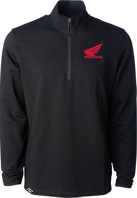 Factory Effex Honda Performance Quarter-Zip Sweatshirt - Black - Medium 29-85322