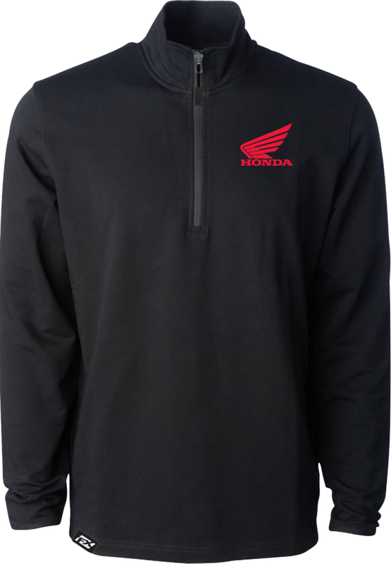 Factory Effex Honda Performance Quarter-Zip Sweatshirt - Black - 2Xl 29-85328