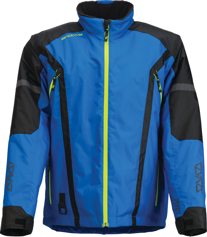Arctiva Pivot 8 Insulated Jacket - Blue/Hi-Vis - Large 3120-2172
