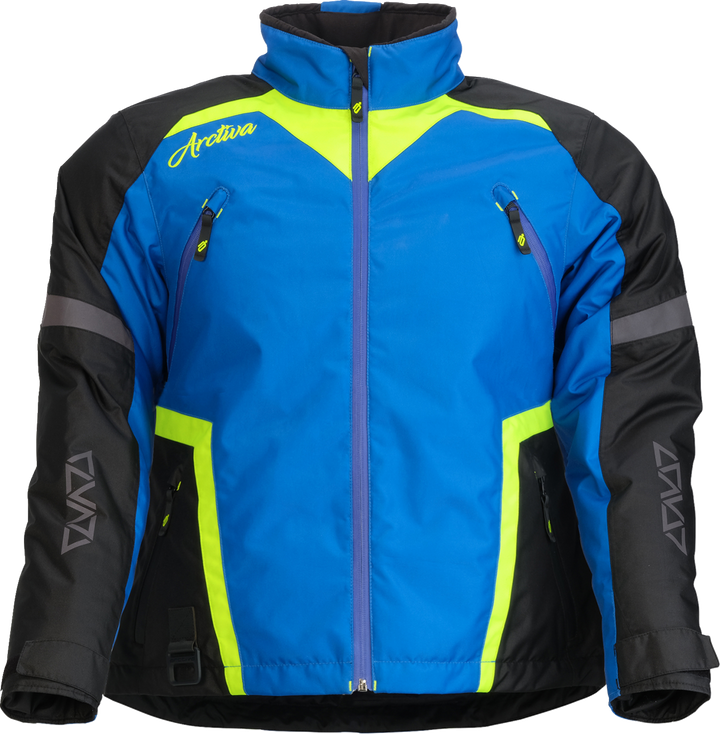 Arctiva Women'S Pivot 8 Insulated Jacket - Blue/Hi-Viz - 2Xl 3121-0869