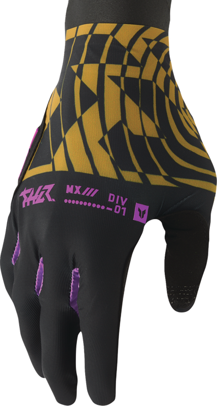 Thor Sportmode Mind Control Gloves - Black/Caramel - Small 3330-8568
