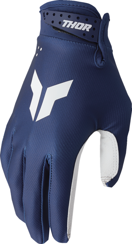 Thor Youth Launchmode Split Gloves - Navy - Large 3332-1952