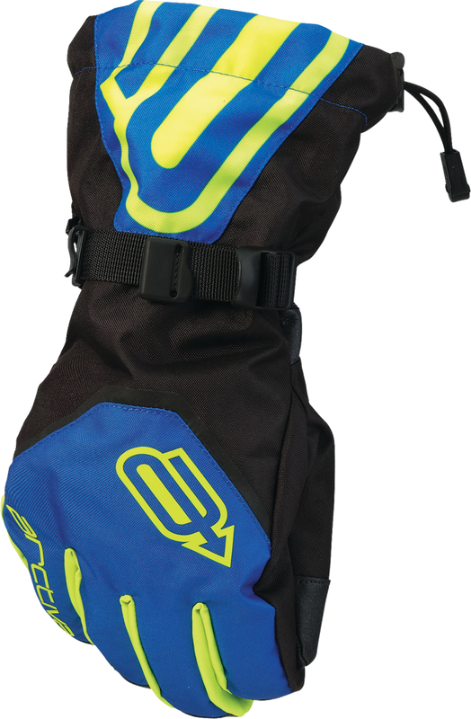 Arctiva Pivot 8 Gloves - Blue/Hi-Vis - Medium 3340-1453