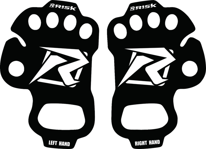 Risk Racing Ultra Thin Palm Protectors - Black - Xl 12699