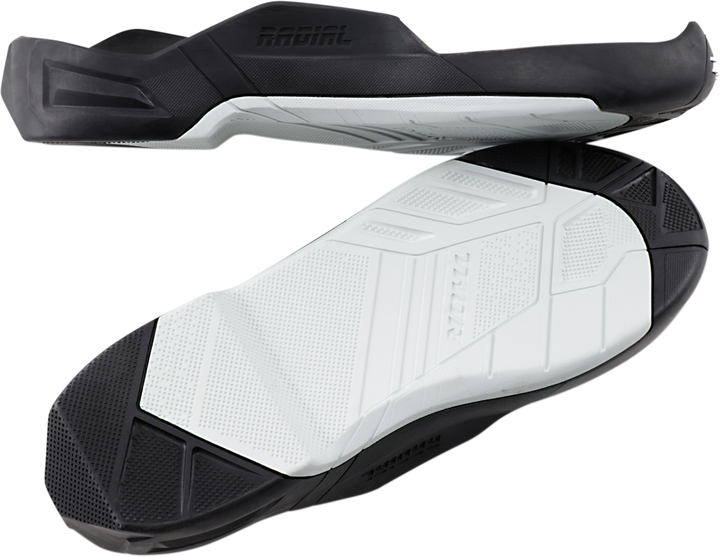 Thor Radial Boots Replacement Outsoles - Black/White - Size 14-15 3430-0900