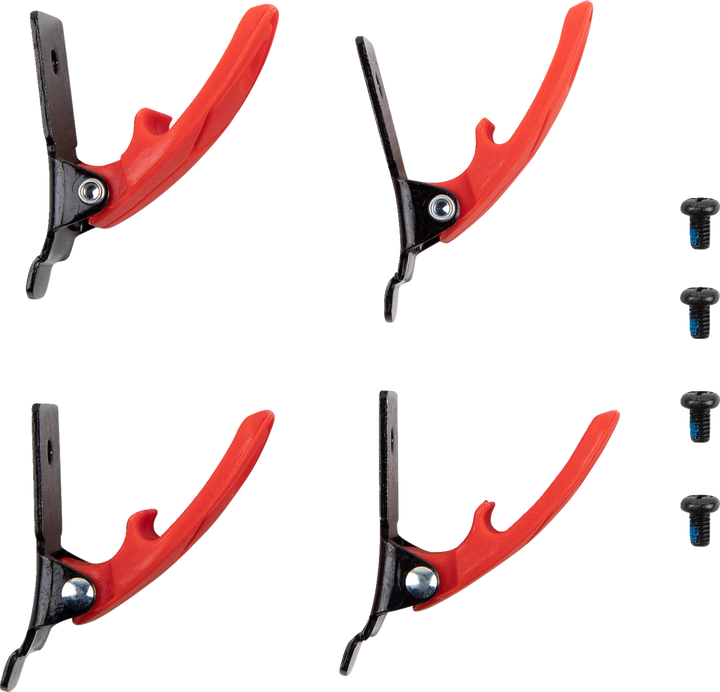 Moose Offroad Qualifier Boot Buckle Kit - Red 3430-1008